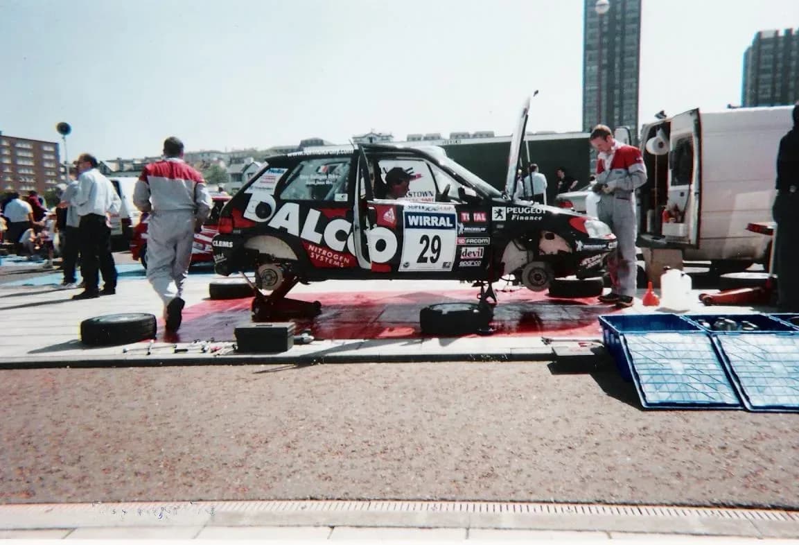 rally car racing - 106 rally car