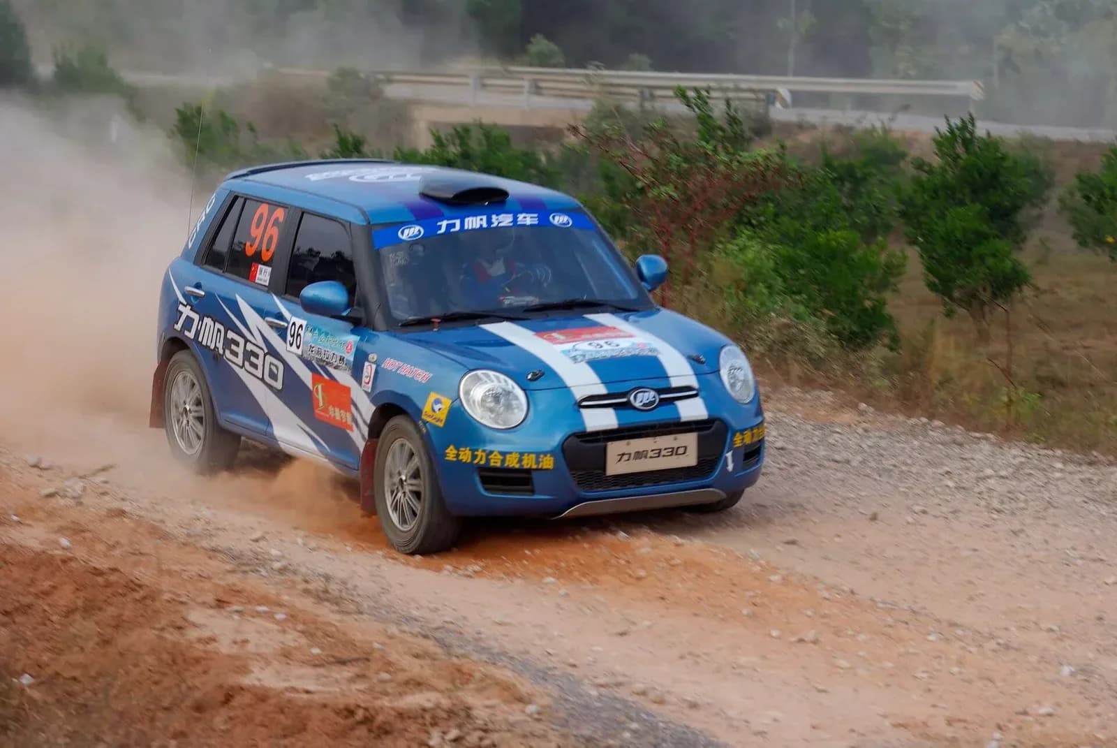 rally car racing - Lifan 330 as racing car 2013
